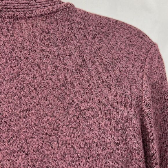 Mix by 41 Hawthorne Mauve Purple open cardigan sweater pockets EUC size small - Picture 9 of 12